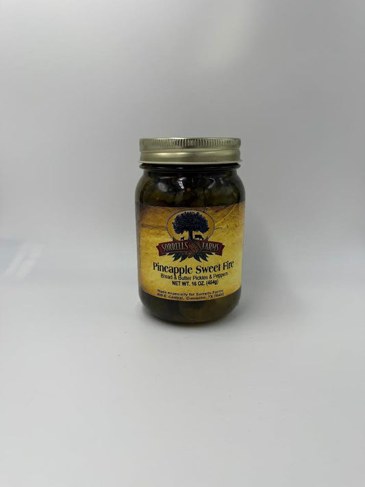 Pineapple Sweet Fire Bread & Butter Pickles & Peppers