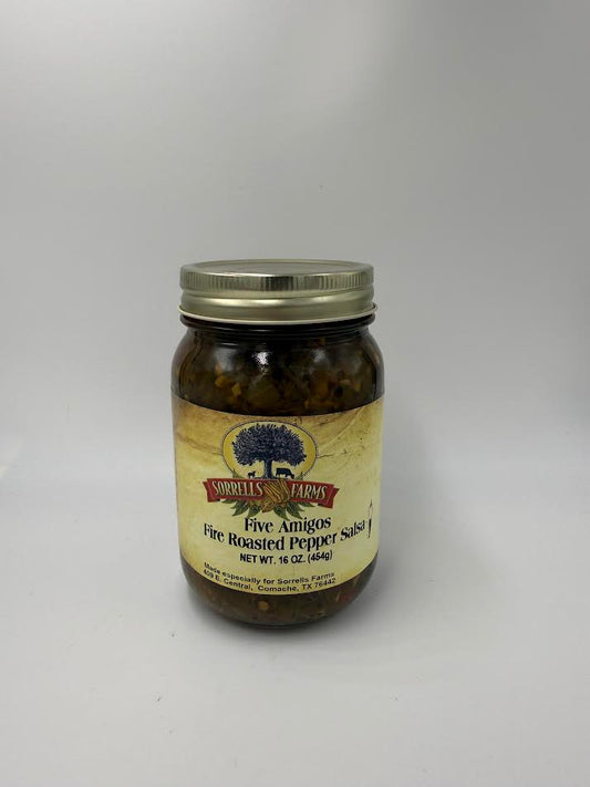 Five Amigos Fire Roasted Pepper Salsa