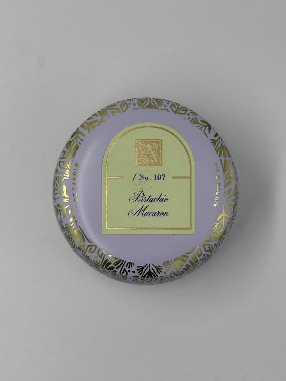 Pistachio Macaron Candle
