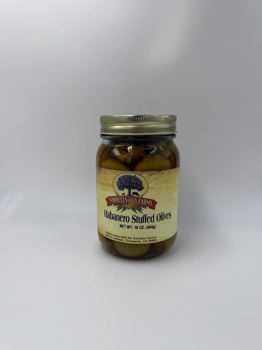 Habanero Stuffed Olives