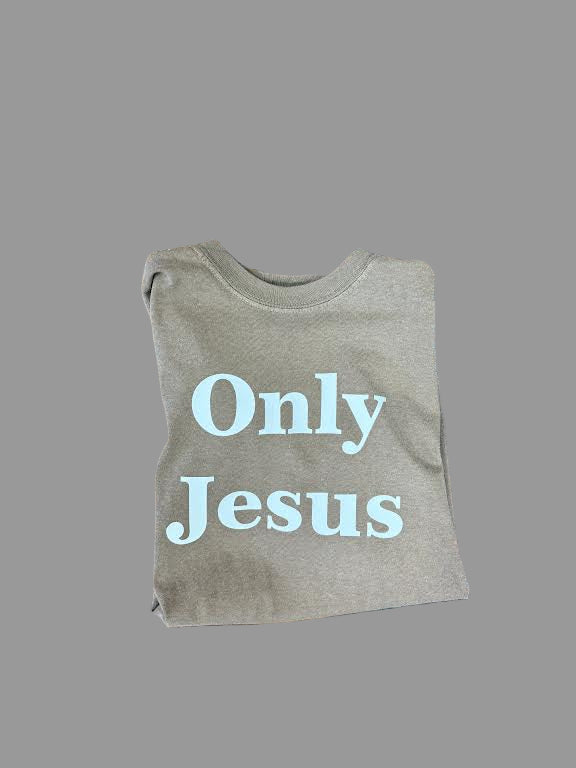 Only Jesus T-shirt Brown