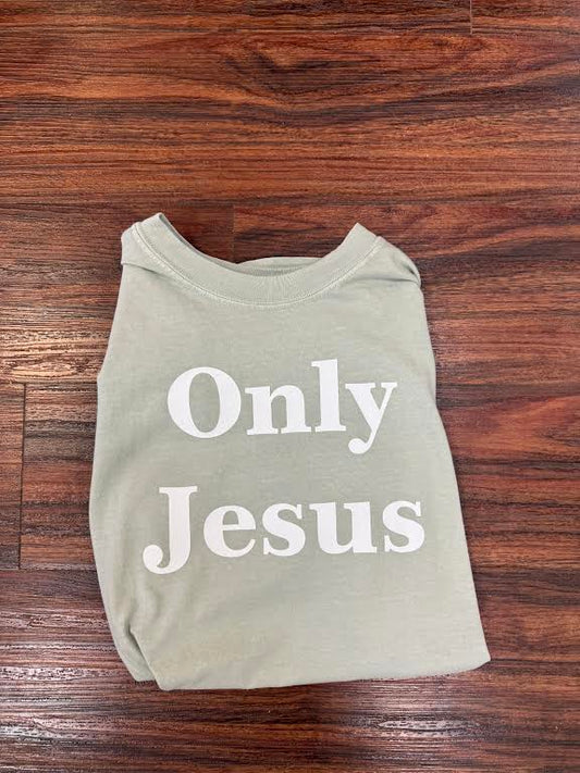Only Jesus T-shirt Gray