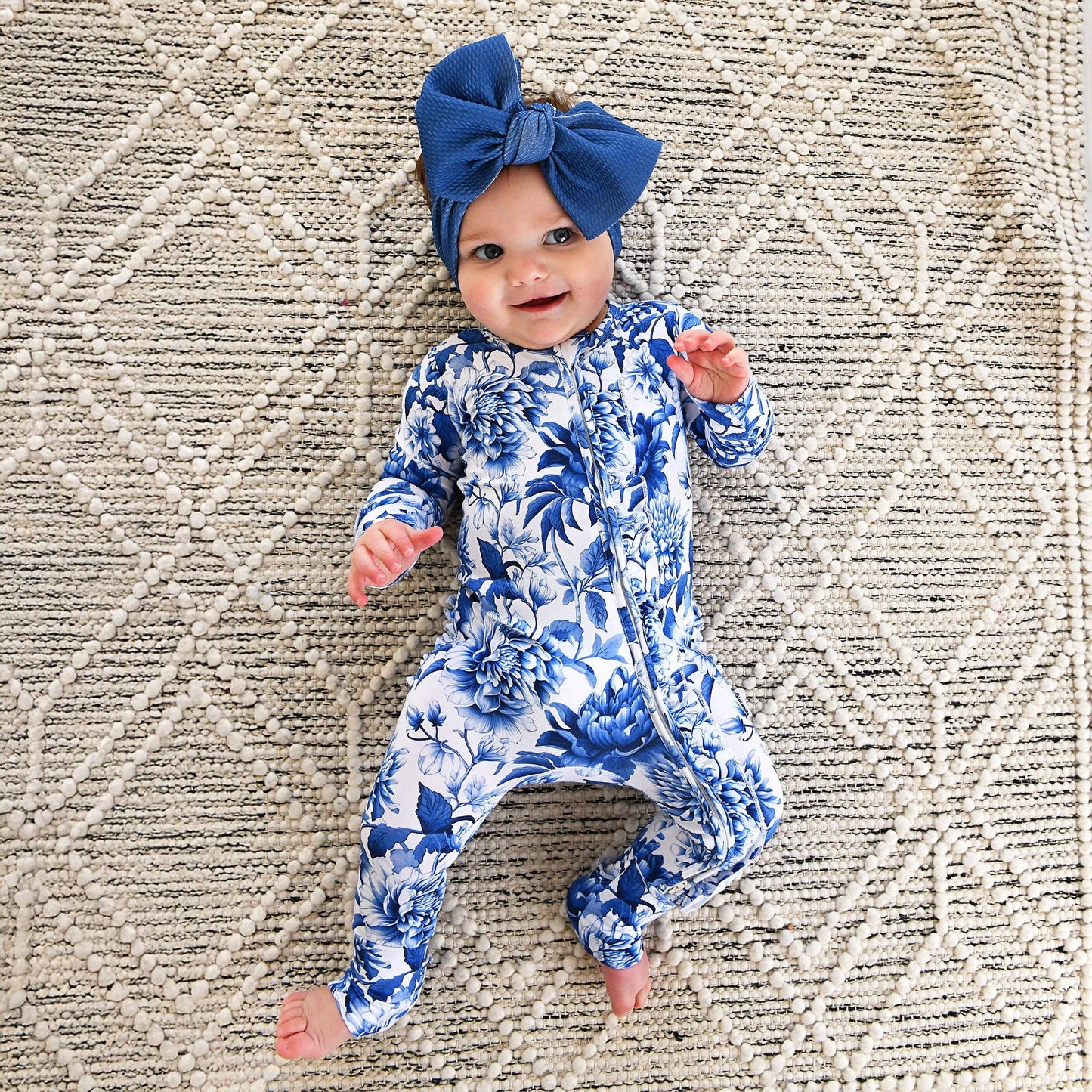 Hattie RUFFLE ZIP Bamboo Sleepes Little