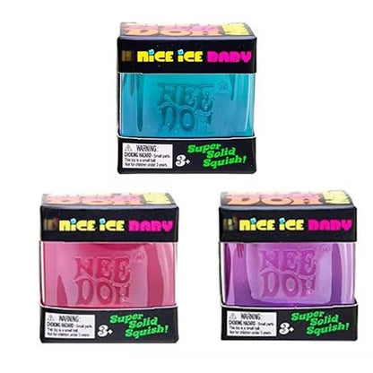 Nice Cube Squishy Sensory Stress Relief Toys in Box Squeeze Fidget Toy