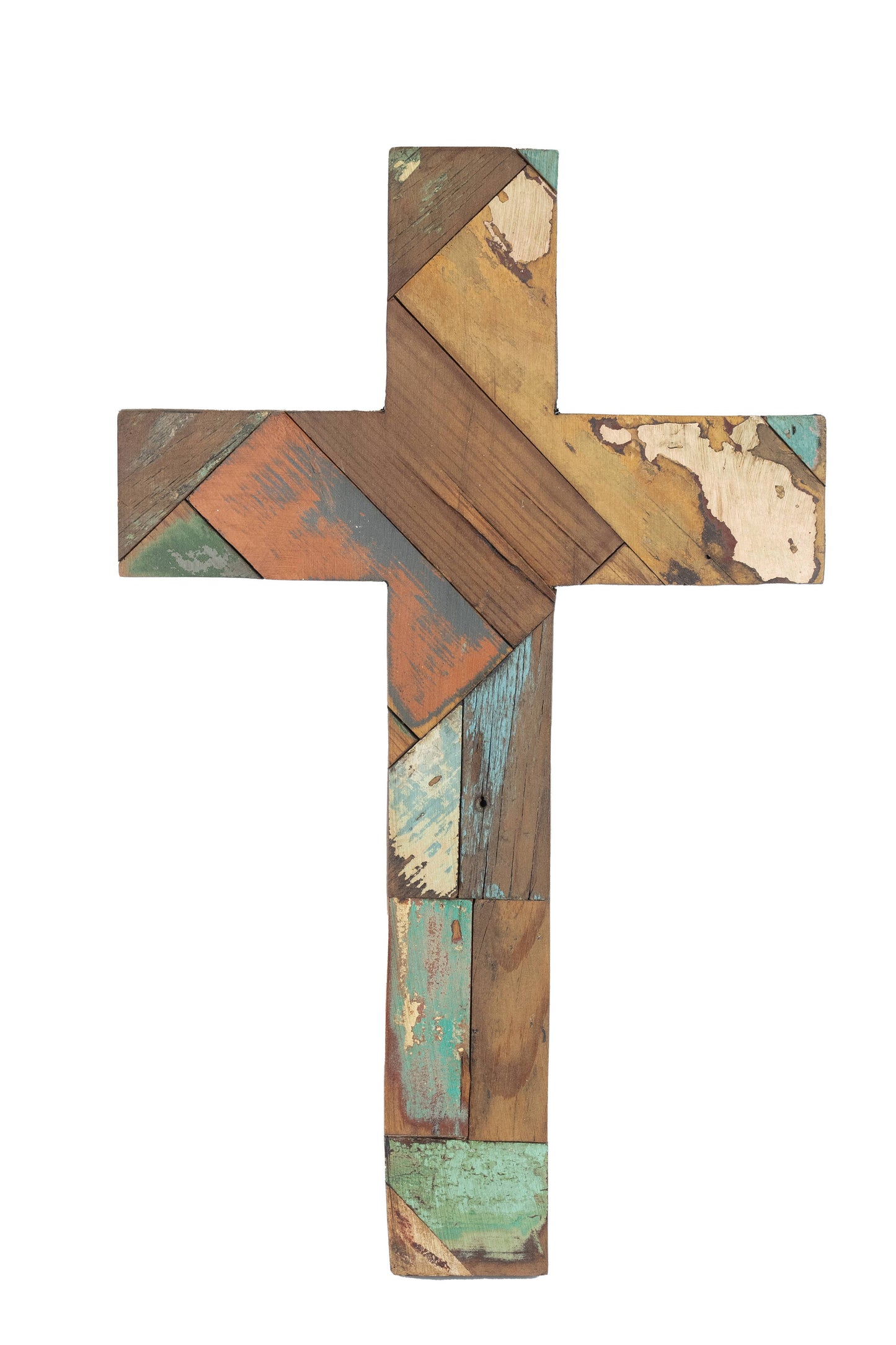 Reclaimed Wood Large Cross-Wall Decor-11x17 inch-Large Cross