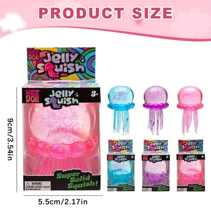 Nice Cube Jellyfish Squishy Sensory Stress Relief Toys in Box Squeeze Fidget Toy