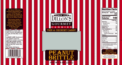 Brittle, Peanut, 8 oz Snack Tray,