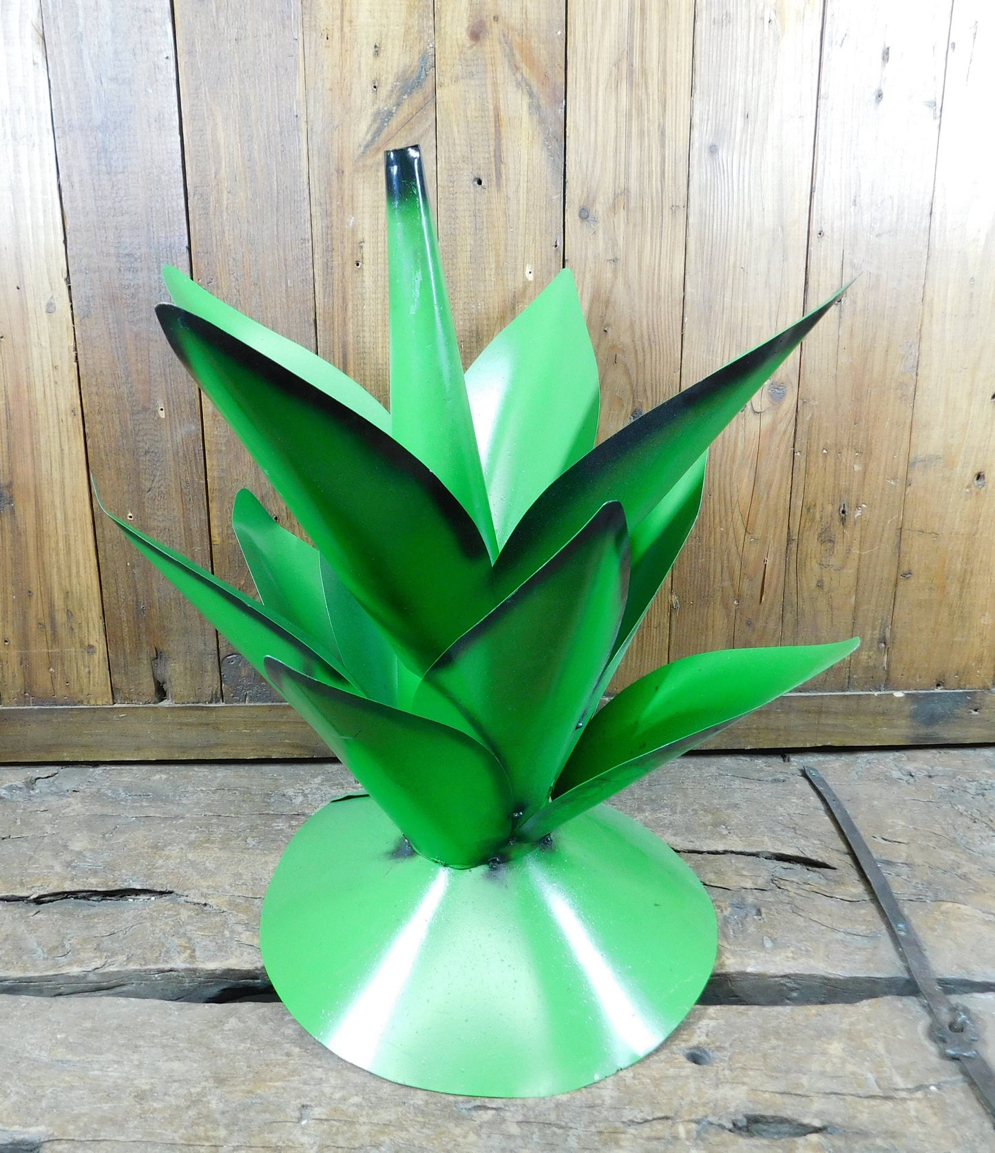 Large-#13-Agave Metal Cactus-ER-16x19H inch-Large