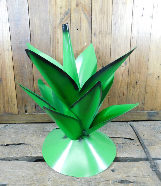 Large-#13-Agave Metal Cactus-ER-16x19H inch-Large