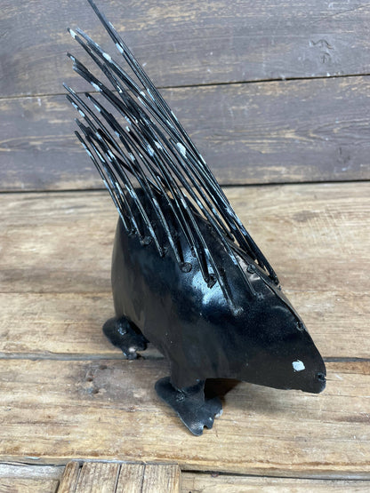 Porcupine-Metal-Yard Art-Garden-Porcupine-