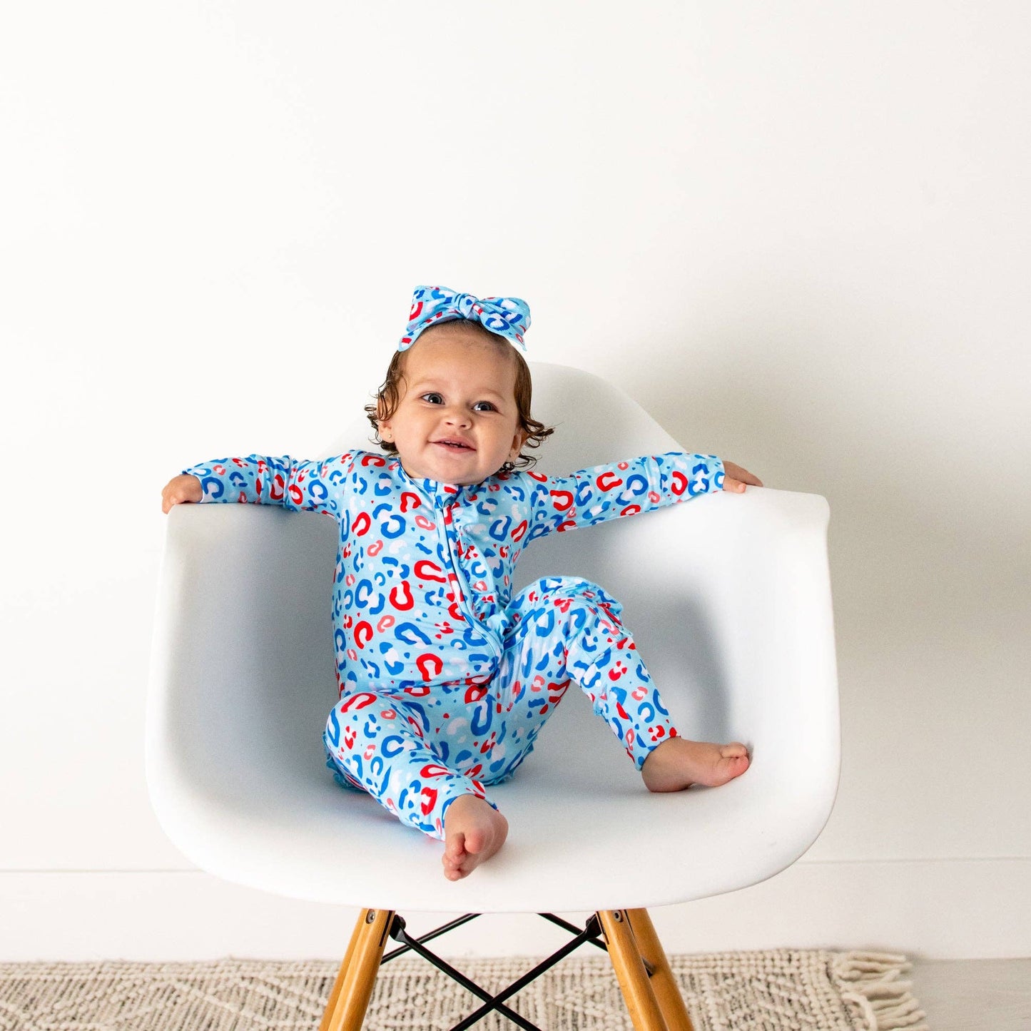 Kinsley Leopard Ruffle Zip Bamboo