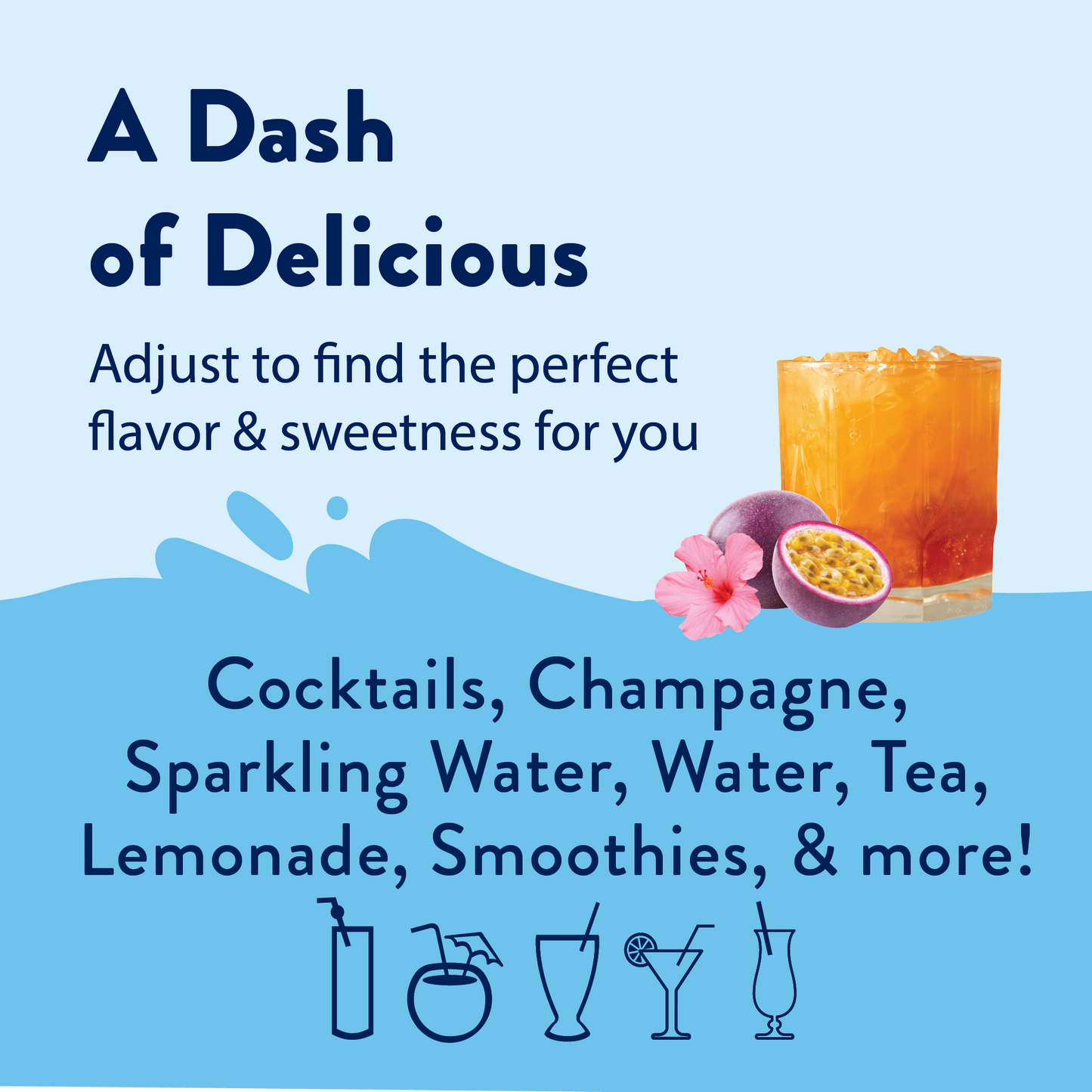 Sugar Free Hibiscus Passion Fruit Flavor Infusion Syrup