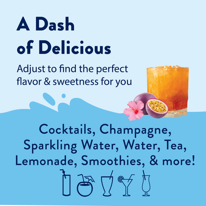 Sugar Free Hibiscus Passion Fruit Flavor Infusion Syrup