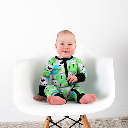 Ryder Golf Zip Bamboo Baby Two Way Zipper Outfit