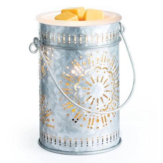 Illumination Fragrance Warmer-Deluxe Galvanized Tin