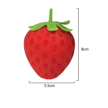 Simulation Strawberry Squishy Toy Slow Rising Stress Relief Squeeze Toy