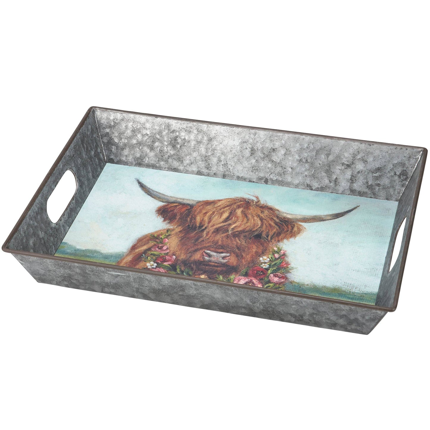 Floral Animal Tray Set