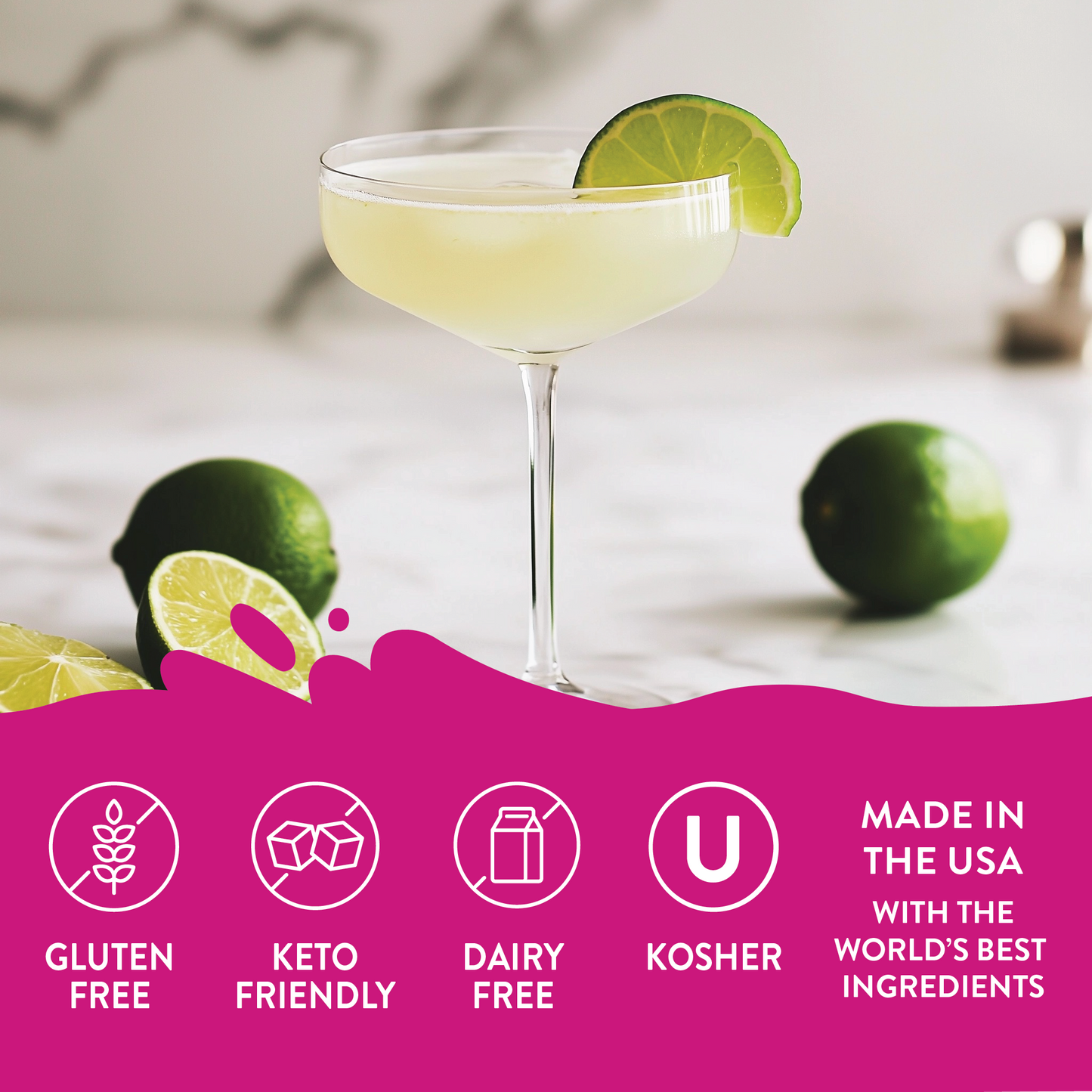 Sugar Free Lime Syrup - 375ml Bar Syrup Mixer