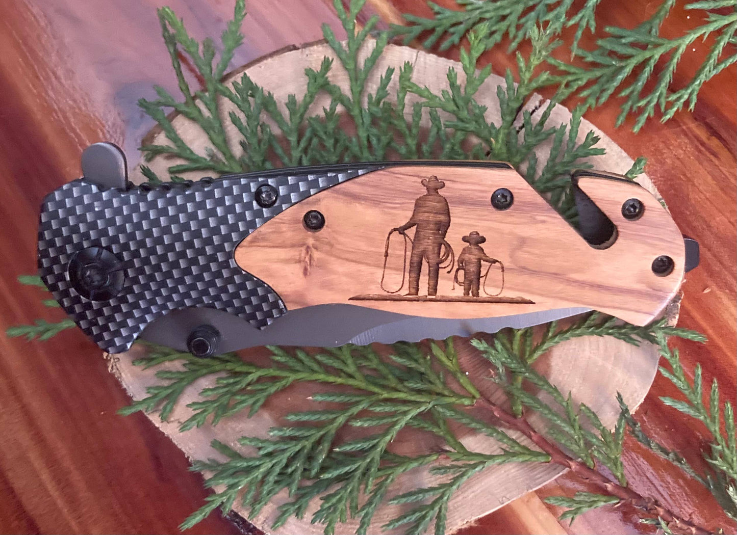 Dad/Son Cowboys Knife