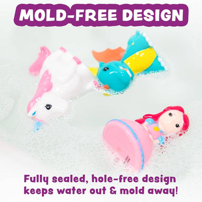 Tub Works® Fantasy™ Mold Free Bath Toys, 6 Pack