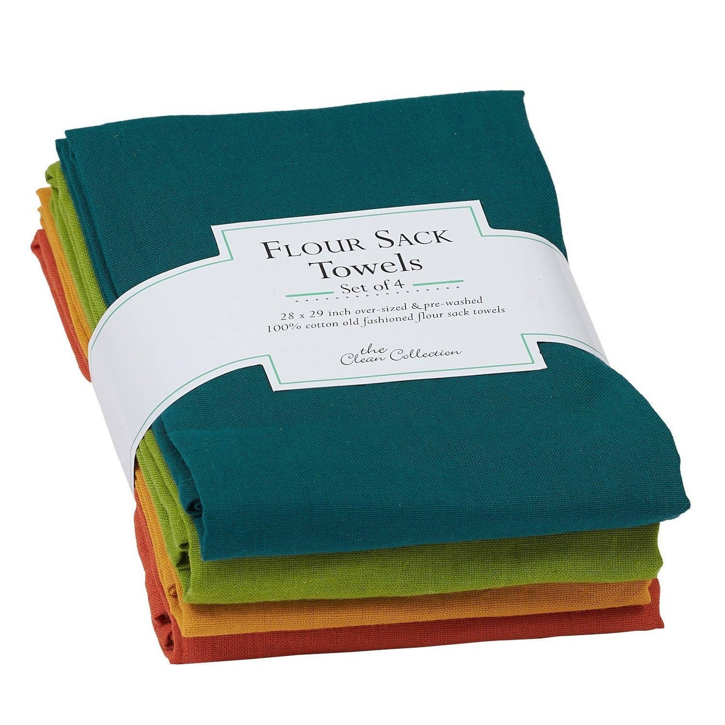 Rustic Flour Sack Towels Set of 4