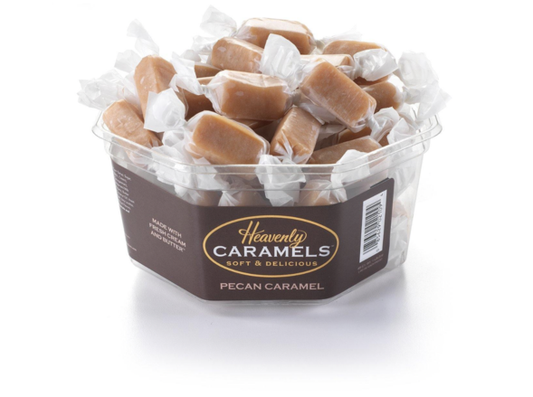 Pecan Caramels | Heavenly Caramels 1lb 2oz TUB