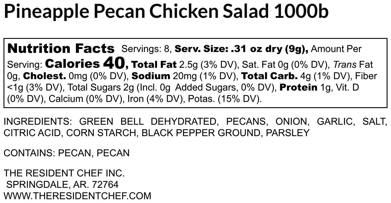 Pineapple Pecan Chicken Salad