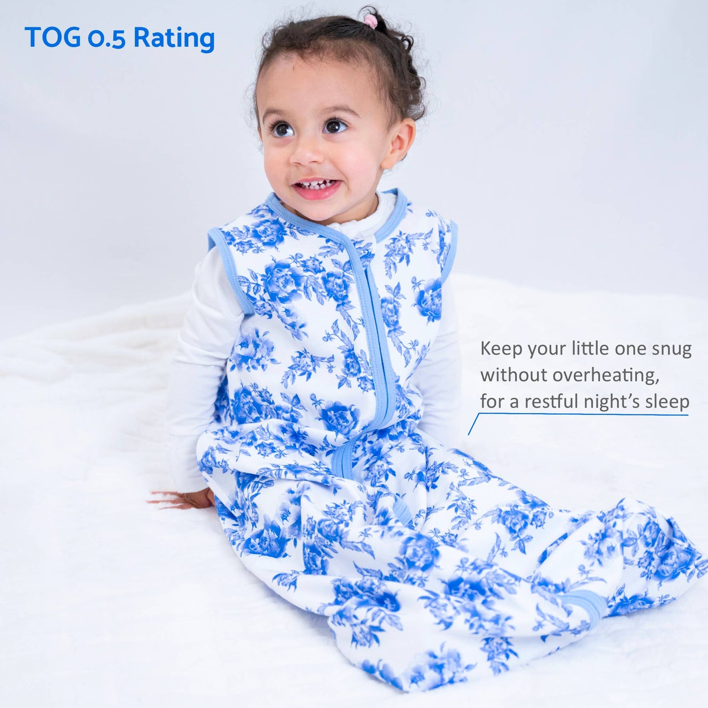 A Peony For Your Baby Sleep Sack, 100% Organic Cotton