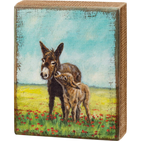 Donkeys Box Sign