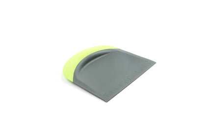Fox Run 3-In-1 Bowl Scraper, Cutter, Green, 4.25" x 4.75"