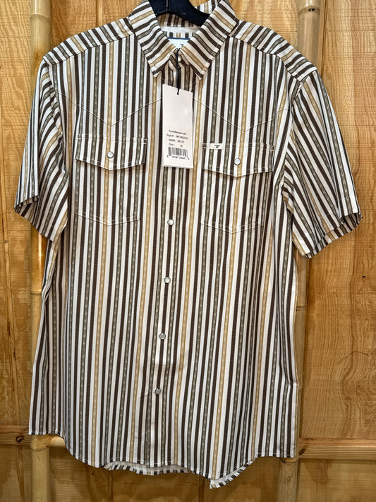 Green an white mens shirt