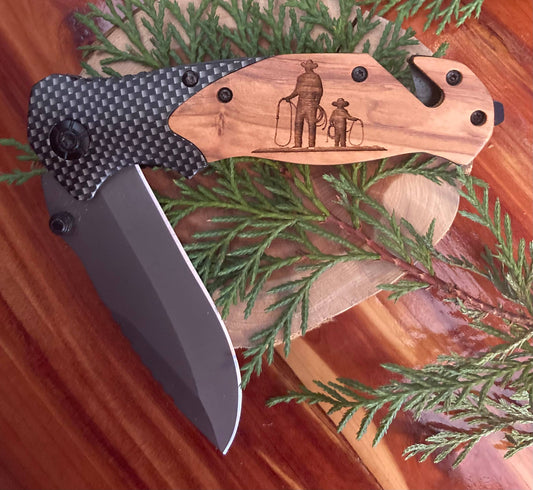 Dad/Son Cowboys Knife