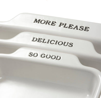 More Please Square Baker Set
