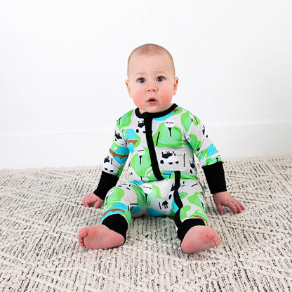 Ryder Golf Zip Bamboo Baby Two Way Zipper Outfit