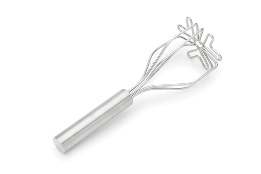 Fox Run 2-in-1 Mixer Stainless Steel Potato Masher, 10.5"