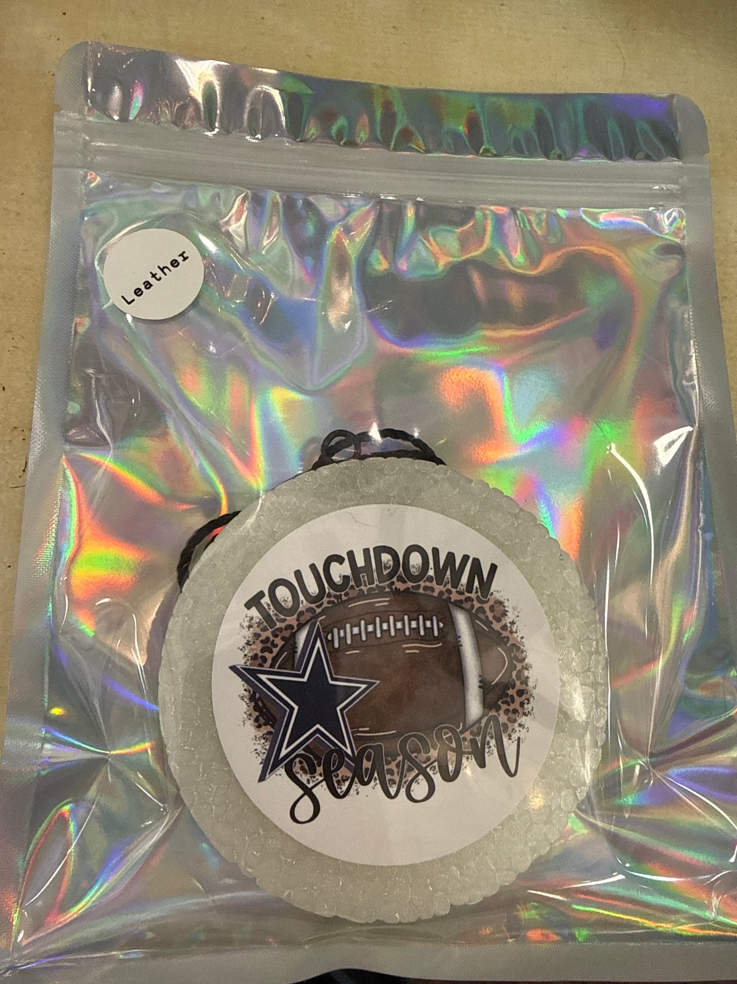 Touchdown Season Cowboys Freshie - Leather