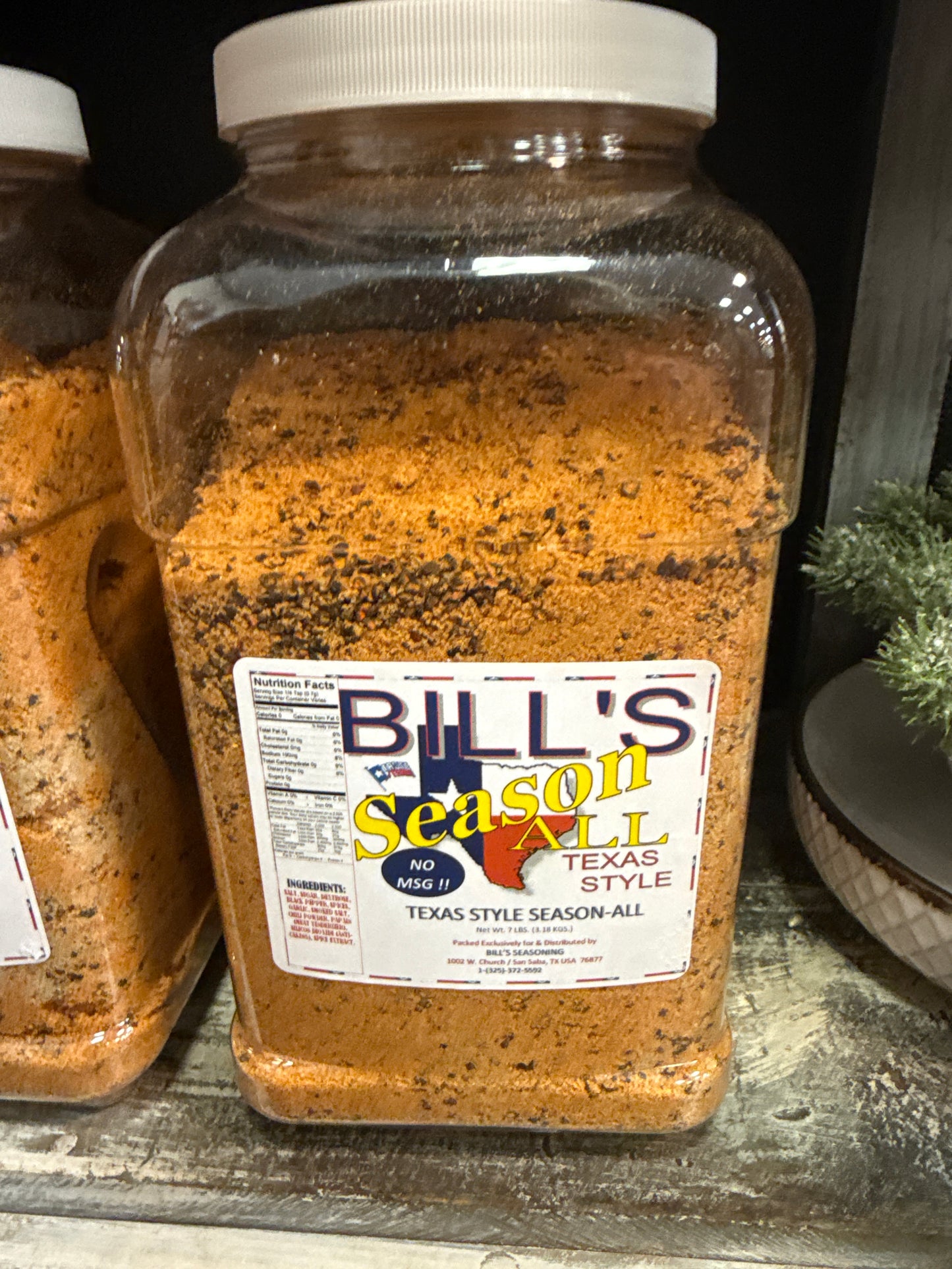 Bill’s Season All Texas Style