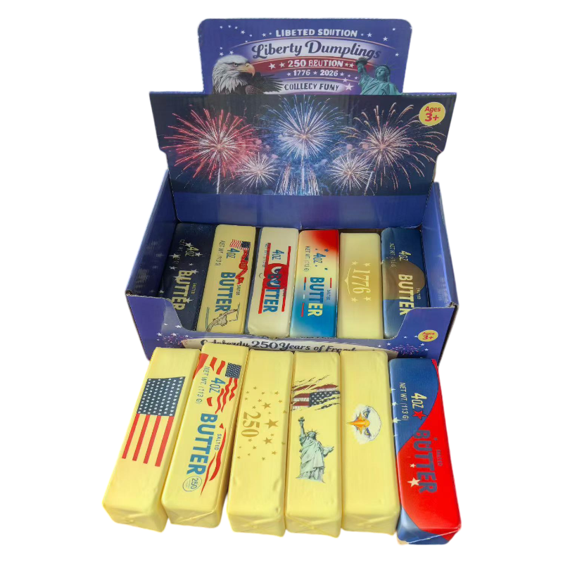 4th of July Butter Squishy Slow Rising Stress Relief Sensory Fidget Toy