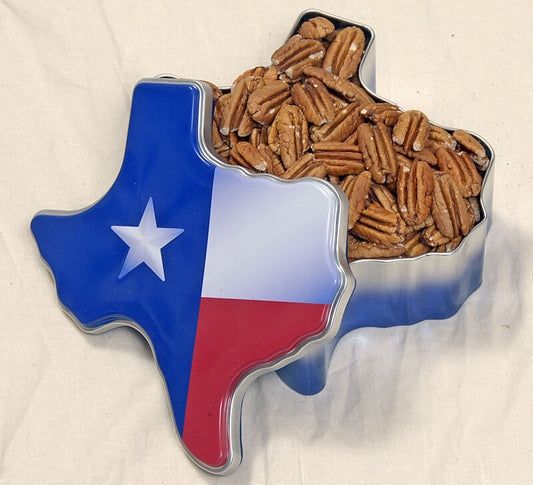 Texas Shaped Tin - Raw Halves (16oz)