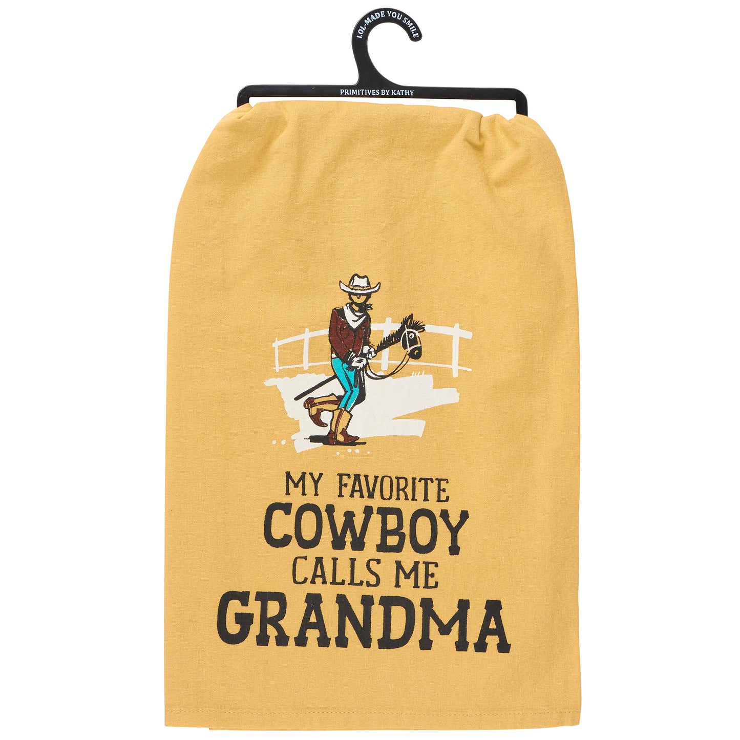 My Favorite Cowboy Kitchen Towel