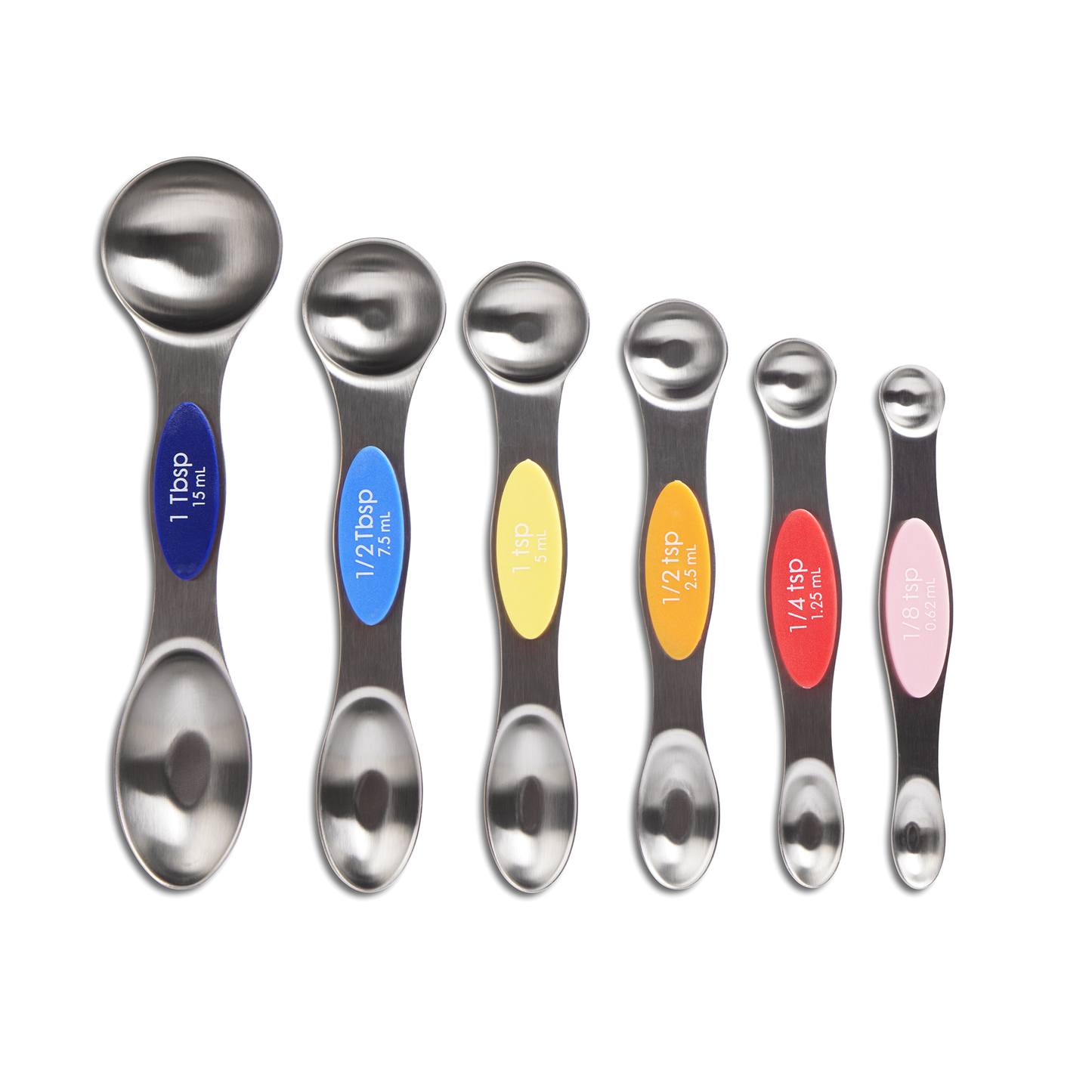 6pc Stackable Magnetic Measuring Spoons - SS23126