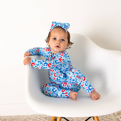 Kinsley Leopard Ruffle Zip Bamboo