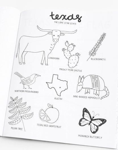 Texas Coloring Book