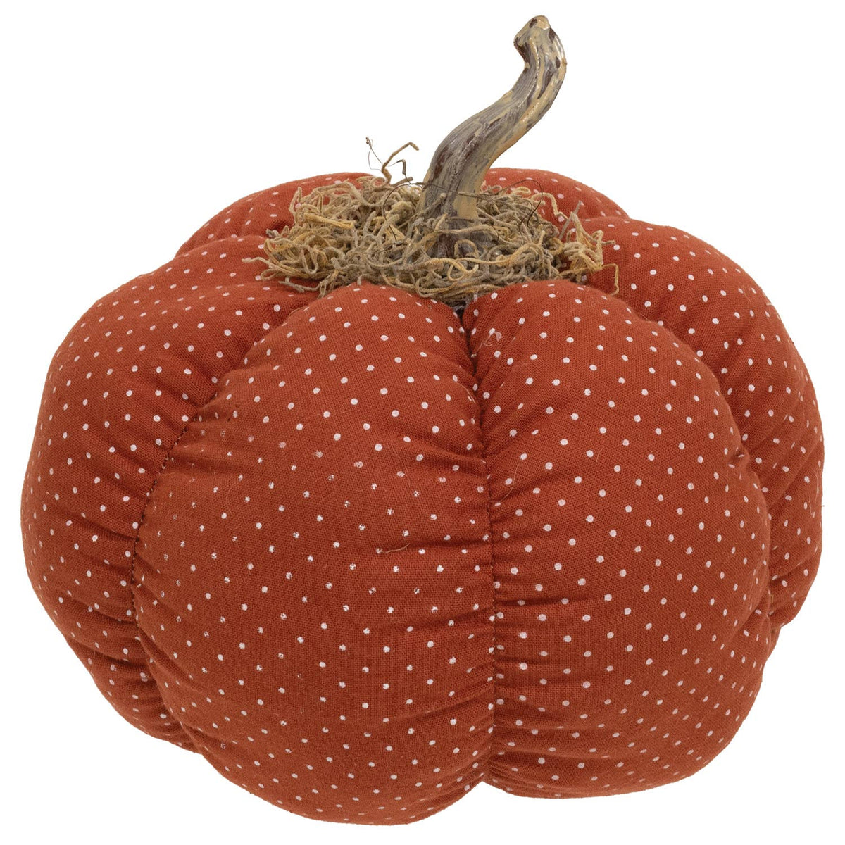 Mossy Orange Polka Dot Pumpkin