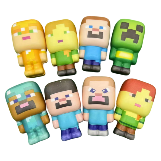 Minecraft Slow Rising Squishy Toy – Stress Relief Squeeze Toy