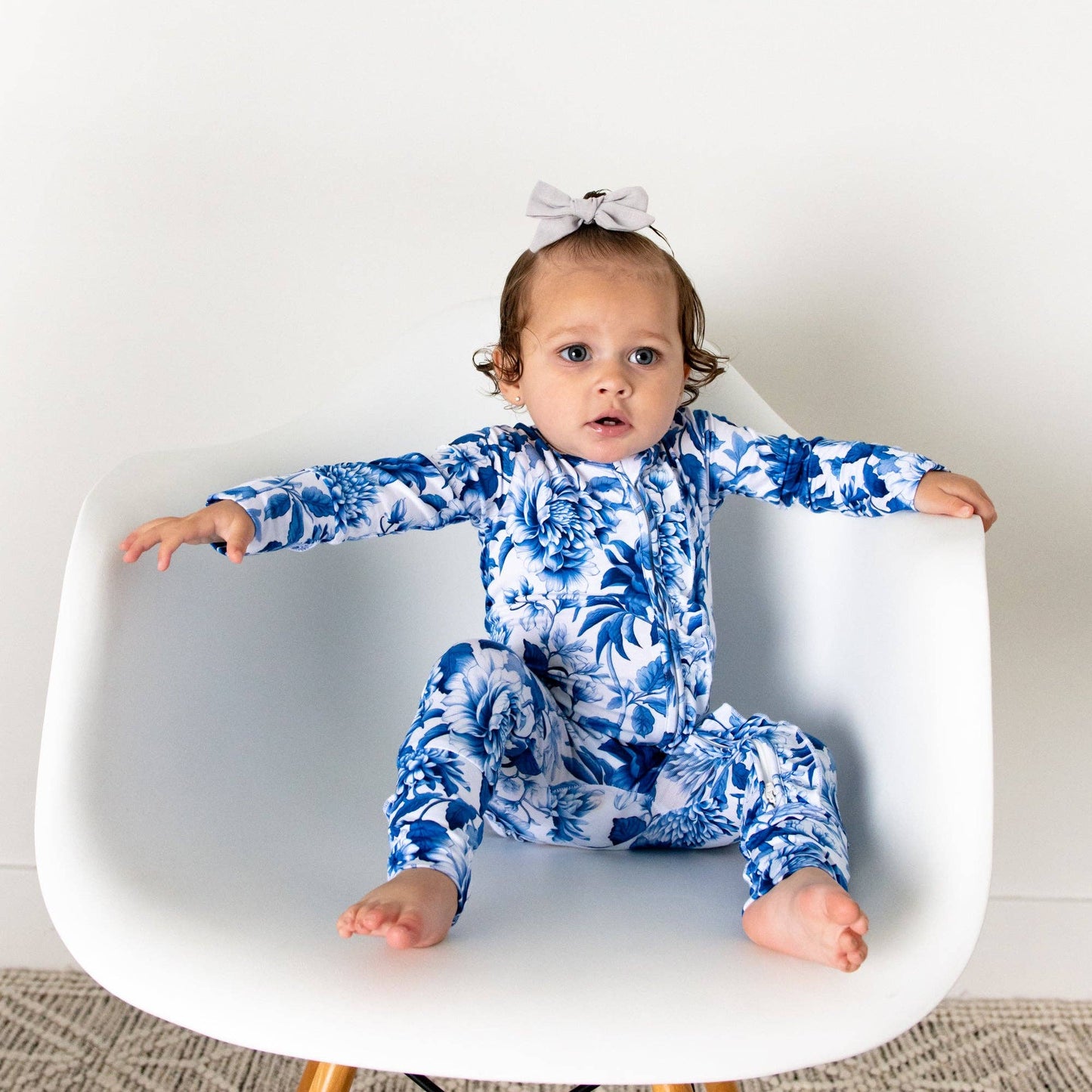 Hattie RUFFLE ZIP Bamboo Sleepes Little