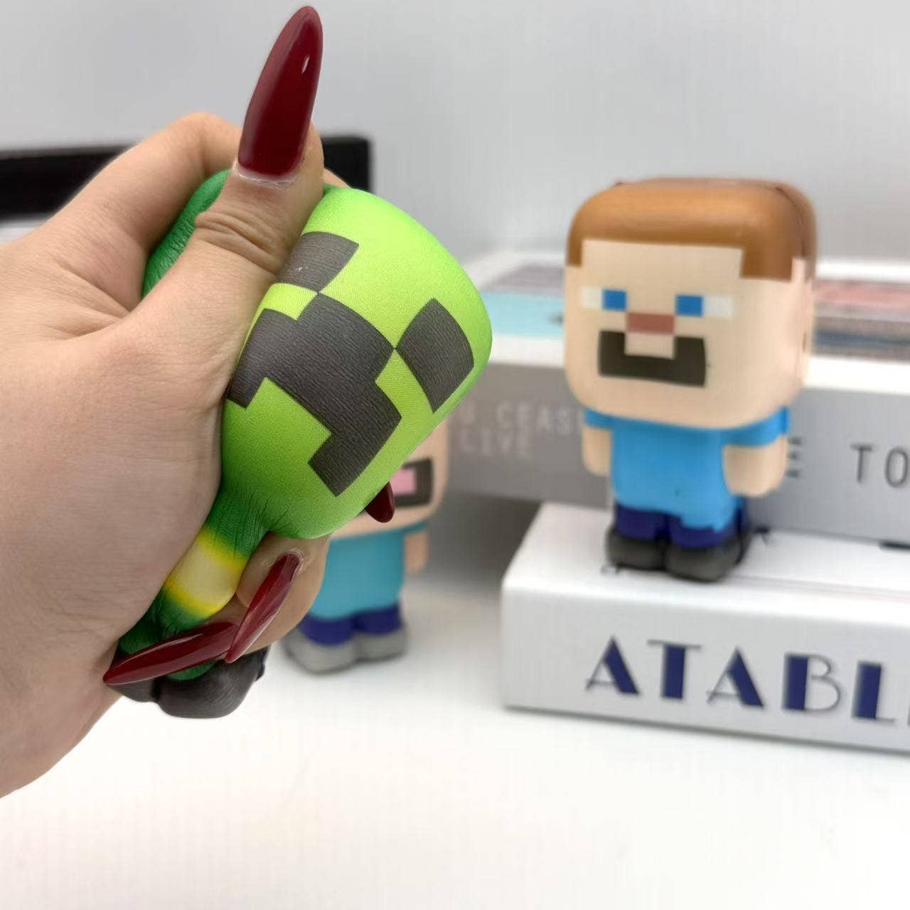 Minecraft Slow Rising Squishy Toy – Stress Relief Squeeze Toy