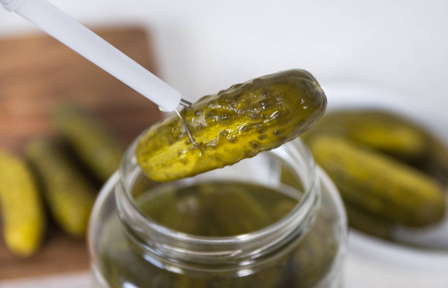 Fox Run Pickle Picker, Plastic, 0.5" x 1" x 8"
