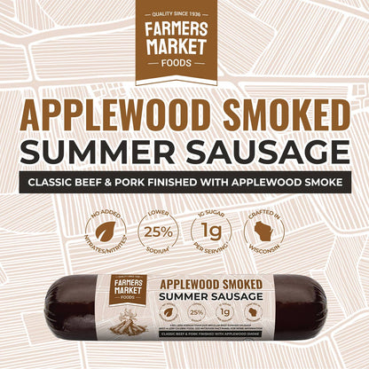 Applewood Smoked Summer Sausage 5oz