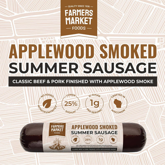 Applewood Smoked Summer Sausage 5oz